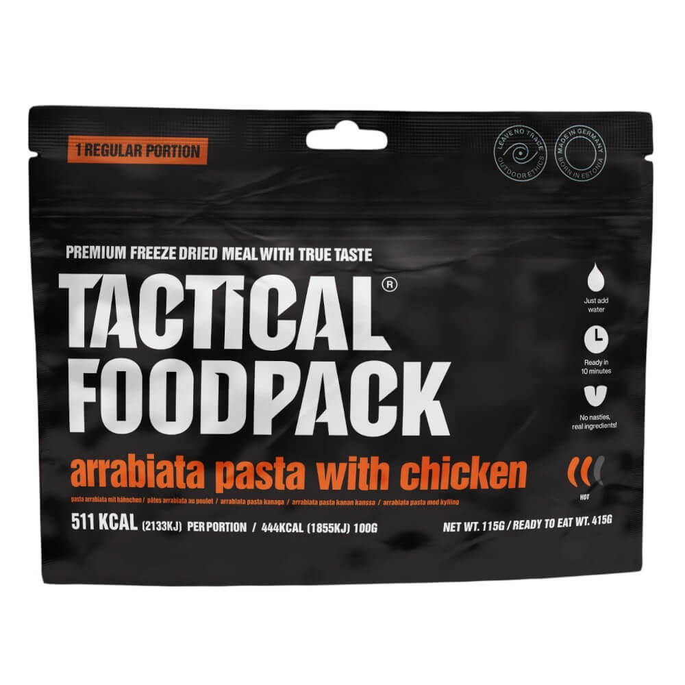 Tactical Foodpack Pasta Arrabiata mit Hühnchen – Bild 2