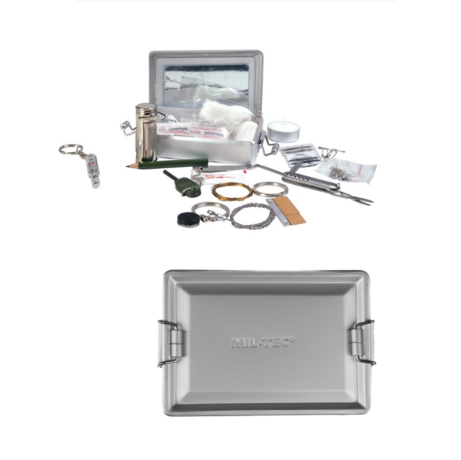 MIL-TEC Survival Kit Alu Box