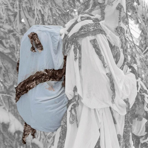 GHOSTHOOD Snow-Backpack Cover 60